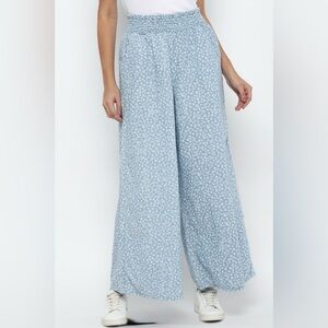American Eagle Floral Wide-Leg Pants